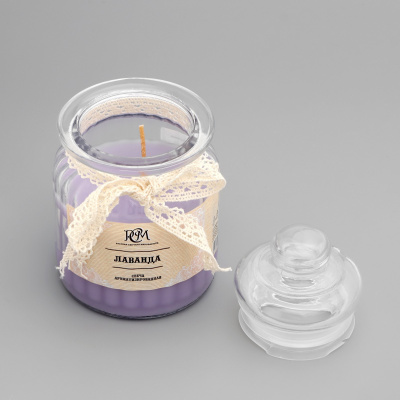 Подарочный набор "Мамин день" с аромасвечой, чай для мамы, шоколад и мыло ручной работы N 46441