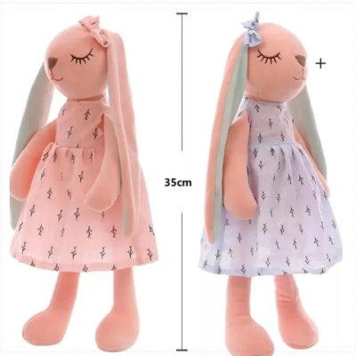 Мягкая игрушка Спящая зайка 34-38 см арт. 41889